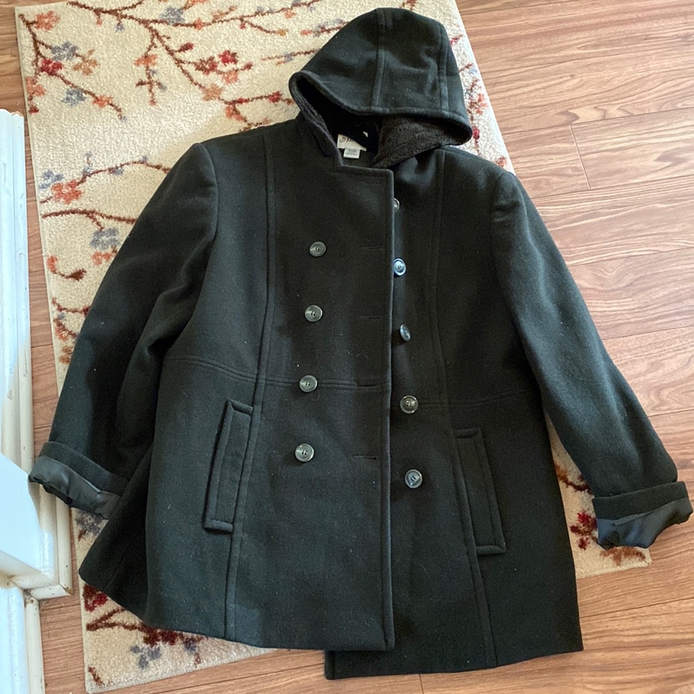 Womens St. John’s bay peacoat XL